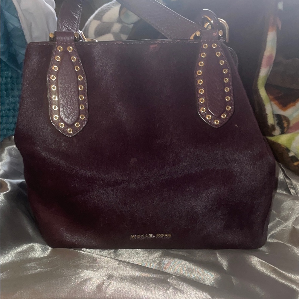 Michael Kors Brooklyn Handbag Bag Tote - Picture 2 of 16